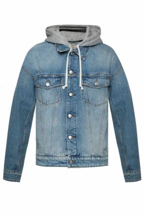 Denim jacket with tears and a detachable hood, zdjęcie 1 Denim jacket with tears and a detachable hood od Zadig & Voltaire